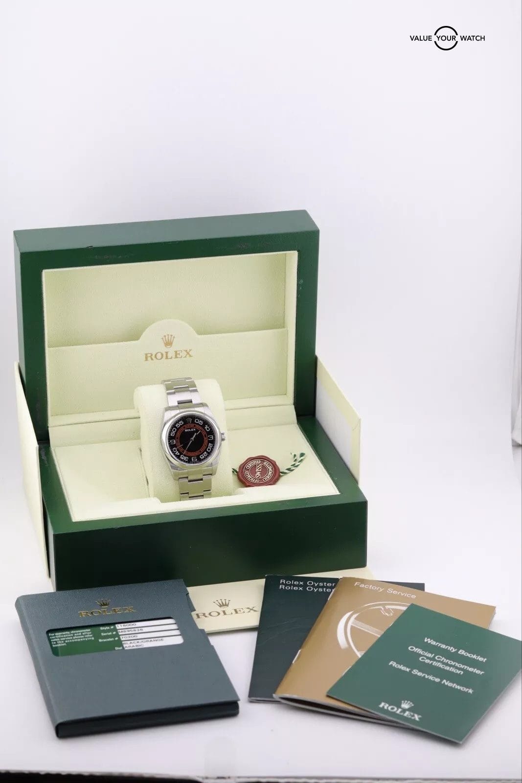 Rolex Oyster Perpetual Harley Steel 36mm Automatic Men’s Watch 116000 - B/P - Image 13