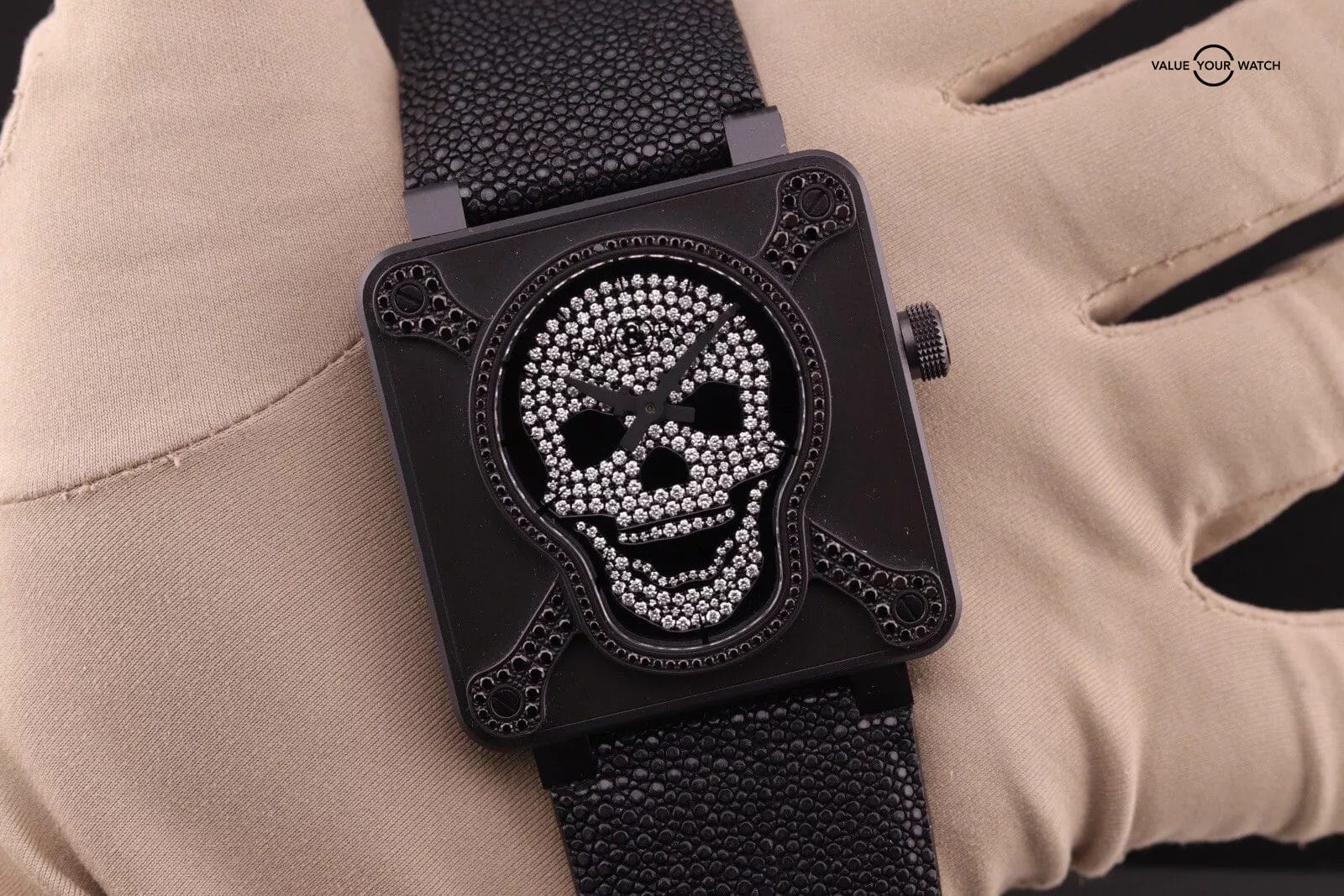 Bell & Ross Airborne O1-92 | Diamond Skull | Limited To 99 Pieces! - Image 10