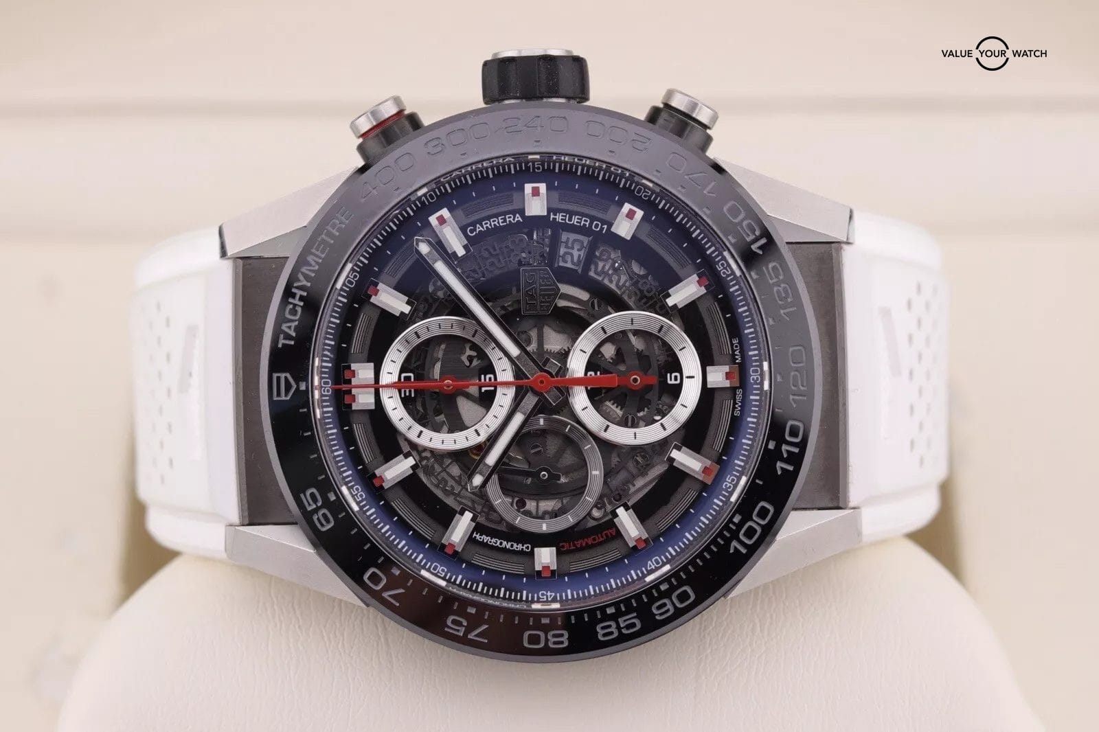 TAG Heuer Calibre Heuer 01 Skeleton Chronograph CAR2A1Z | 2022 B&P - Image 6