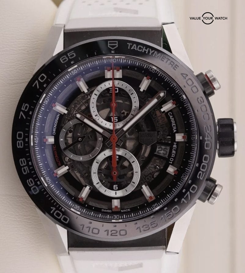 TAG Heuer Calibre Heuer 01 Skeleton Chronograph CAR2A1Z | 2022 B&P - Image 8