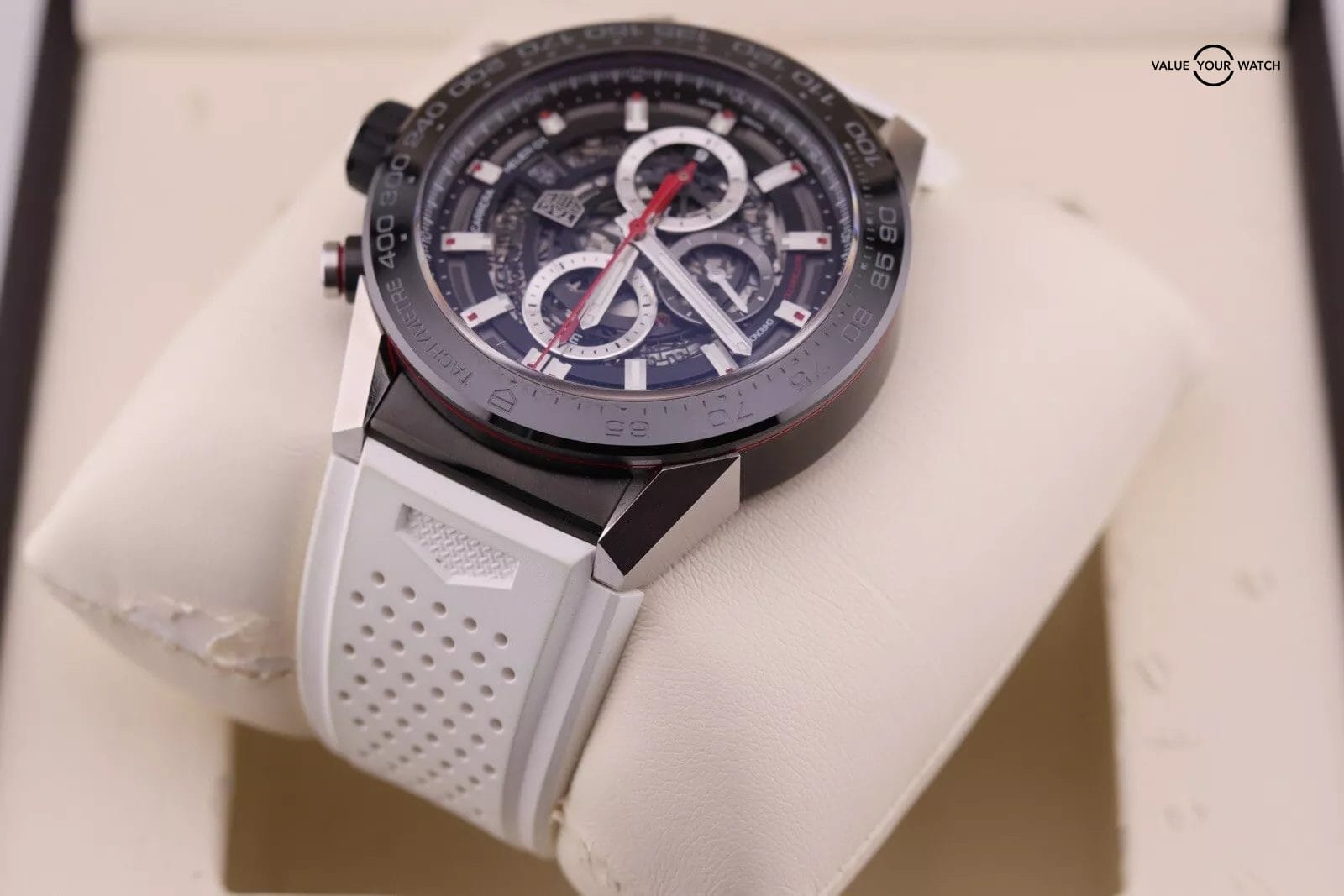 TAG Heuer Calibre Heuer 01 Skeleton Chronograph CAR2A1Z | 2022 B&P - Image 9