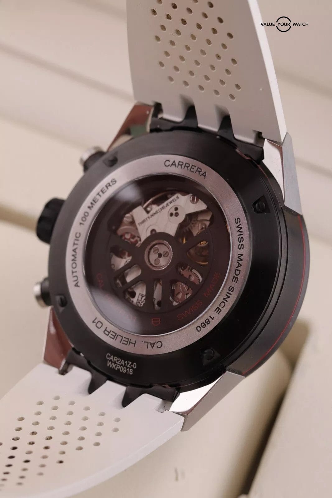 TAG Heuer Calibre Heuer 01 Skeleton Chronograph CAR2A1Z | 2022 B&P - Image 12