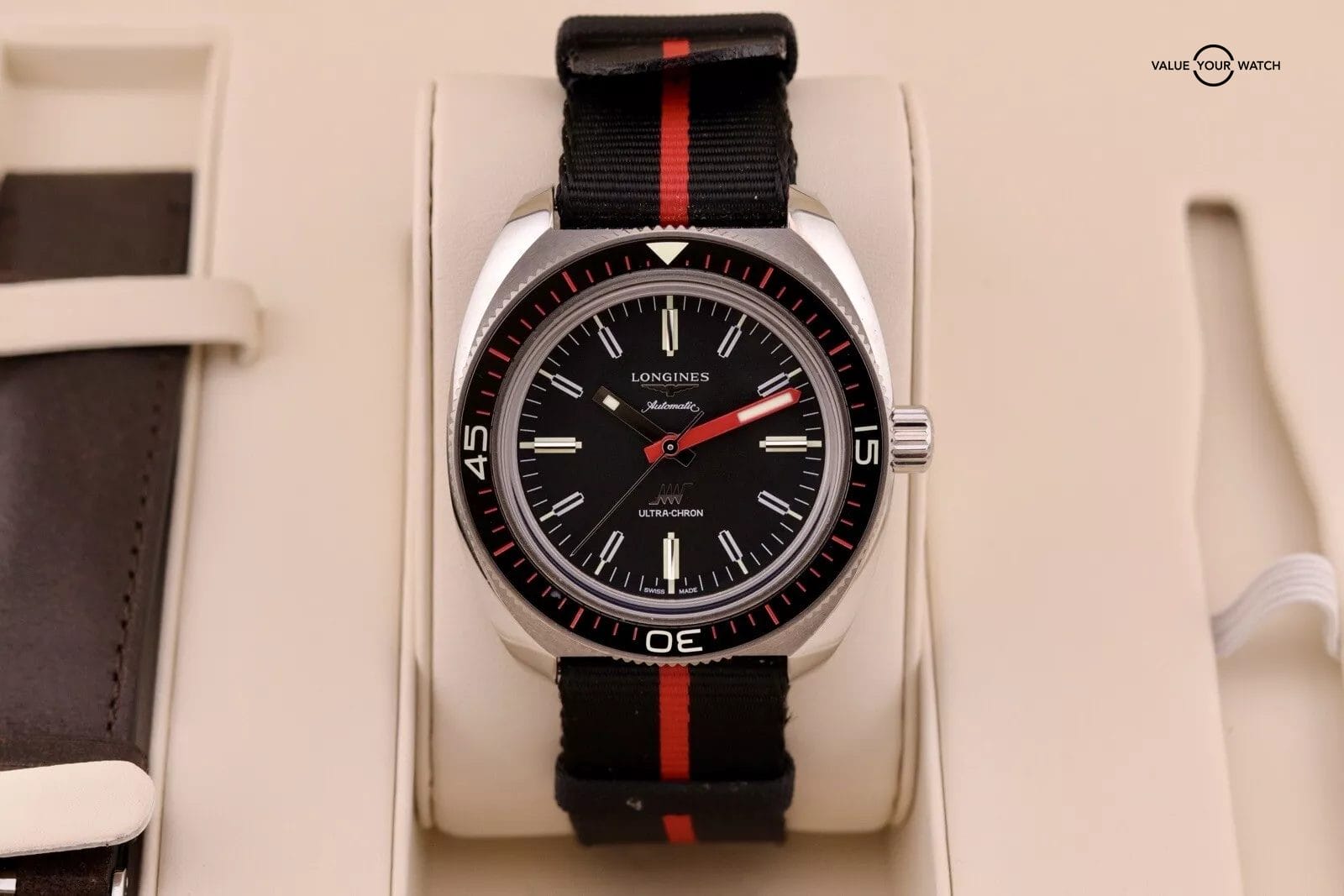 Longines Heritage Men's Black Watch - L2.836.452.8