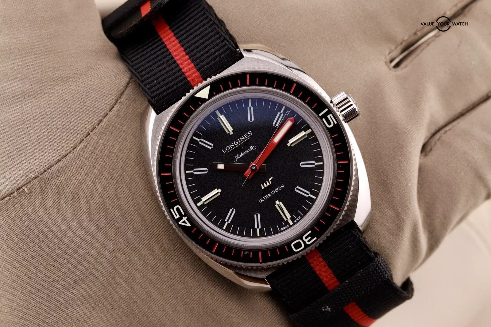 Longines Heritage Men's Black Watch - L2.836.452.8 - Image 13