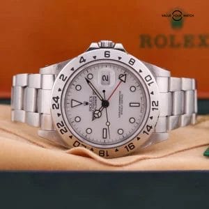 1991 Rolex Explorer II GMT 16570 | Polar White | B&P + 2017 Service Card