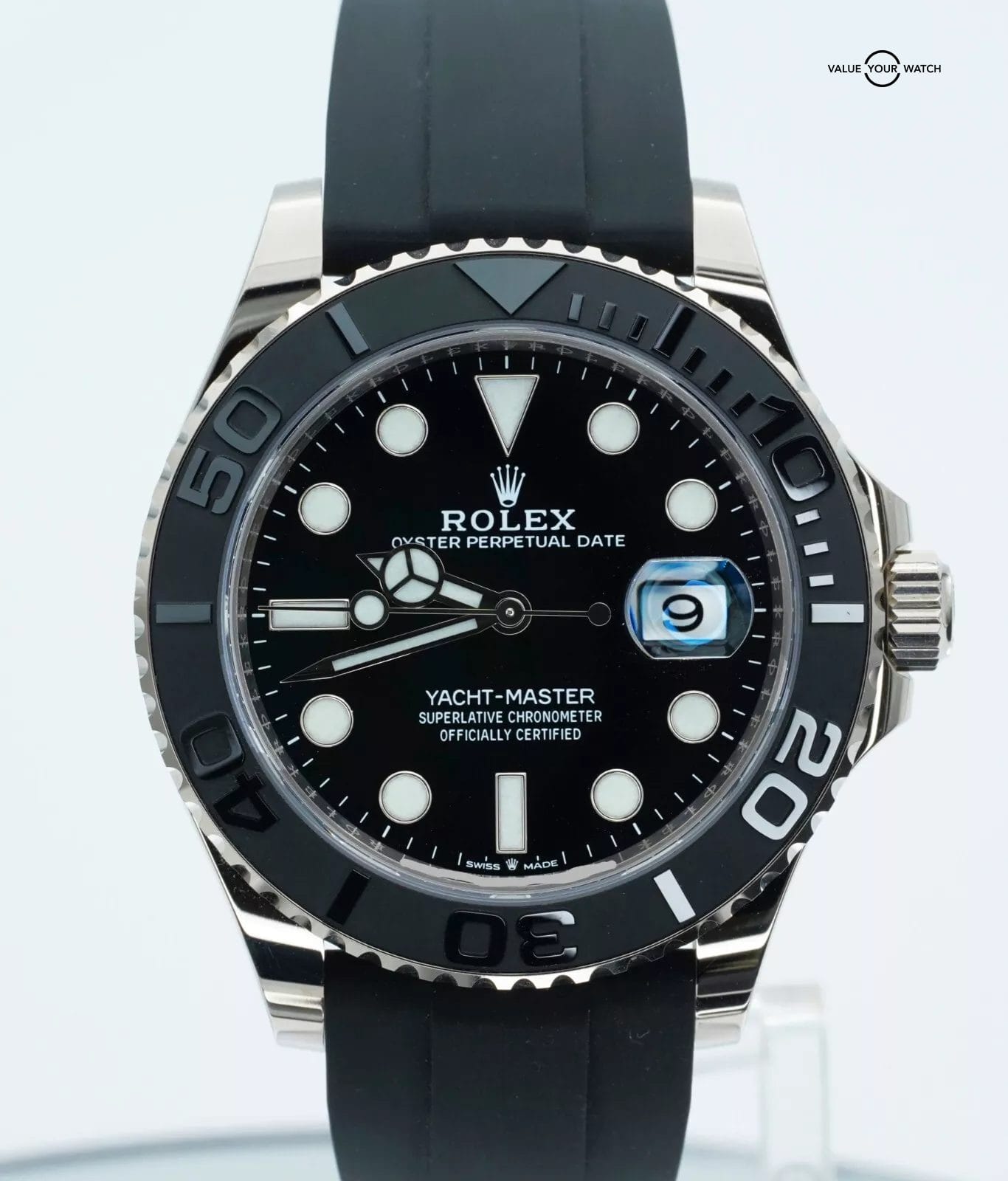 2021 Rolex Yacht-Master 42 226659 18K White Gold Oysterflex BOXES/PAPERS! - Image 5