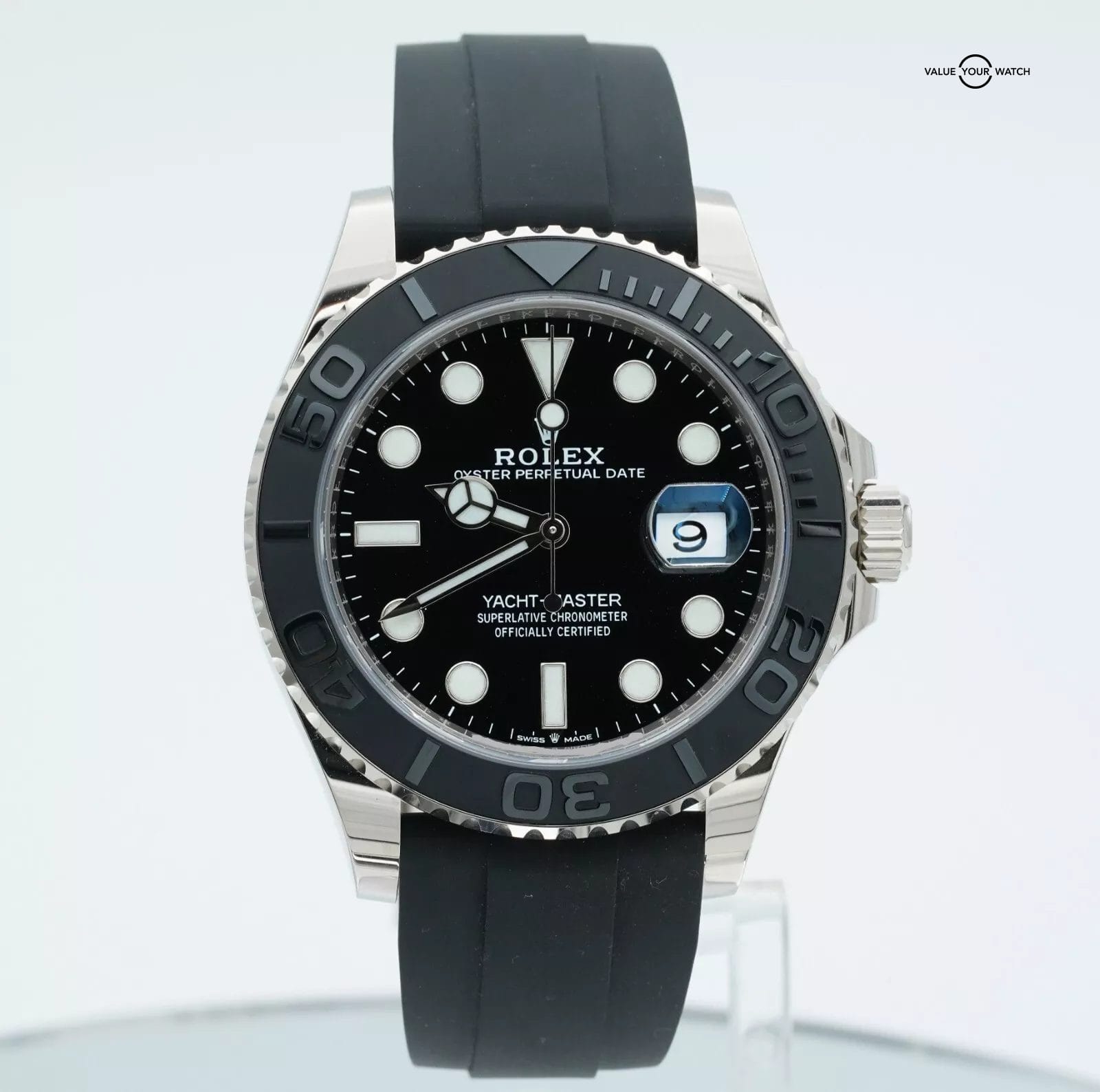 2021 Rolex Yacht-Master 42 226659 18K White Gold Oysterflex BOXES/PAPERS! - Image 7