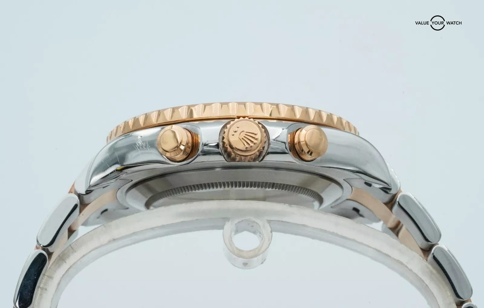 Rolex Yacht-Master II 116681 White Stainless Steel Rose Gold 116681 BOXES/PAPERS - Image 3