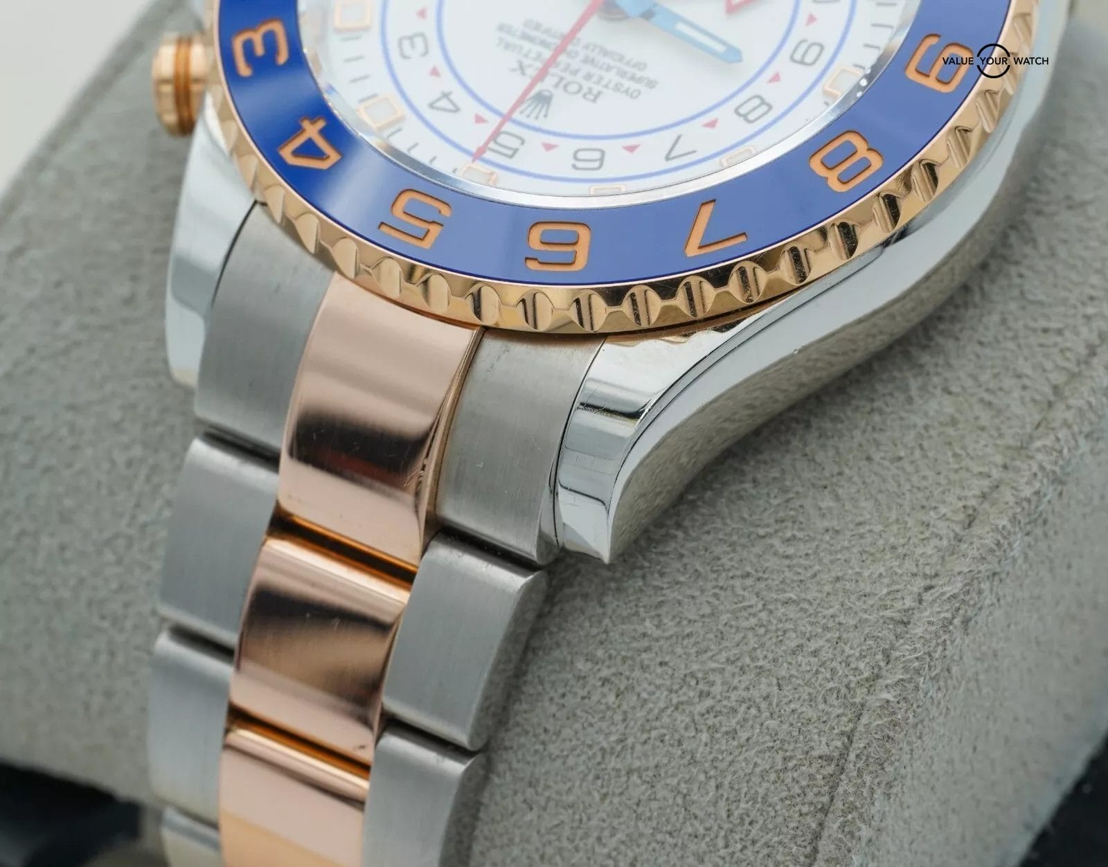 Rolex Yacht-Master II 116681 White Stainless Steel Rose Gold 116681 BOXES/PAPERS - Image 10