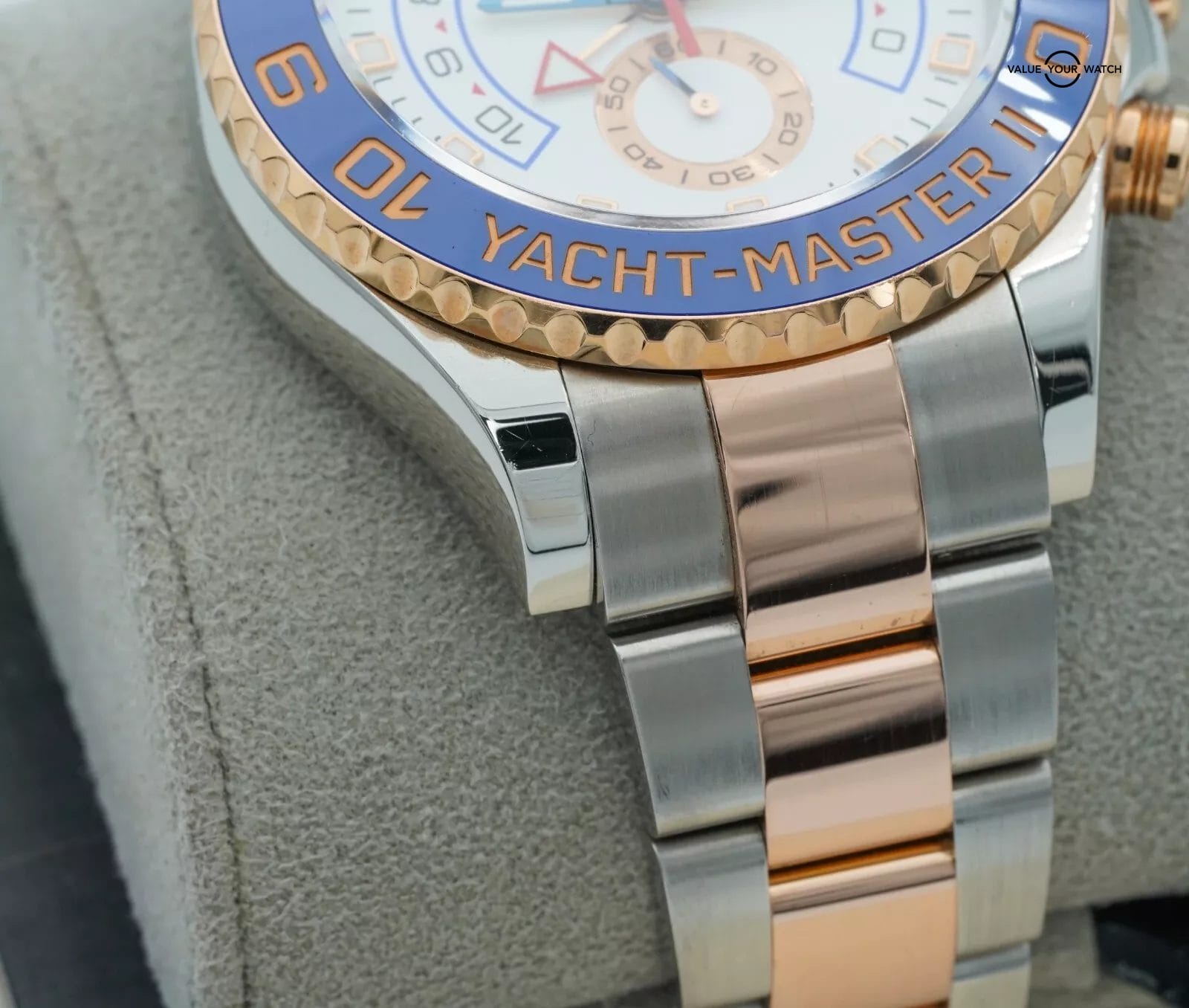 Rolex Yacht-Master II 116681 White Stainless Steel Rose Gold 116681 BOXES/PAPERS - Image 13