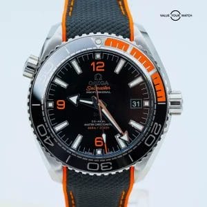 Omega Seamaster Planet Ocean 600M 215.32.44.21.01.001 Black Orange BOXES/PAPERS!