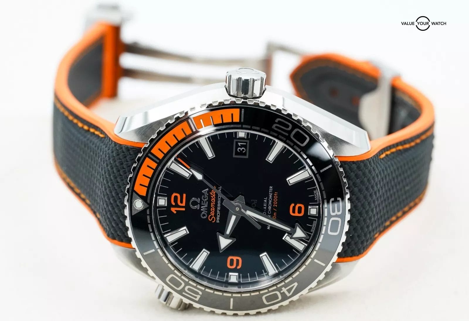 Omega Seamaster Planet Ocean 600M 215.32.44.21.01.001 Black Orange BOXES/PAPERS! - Image 15
