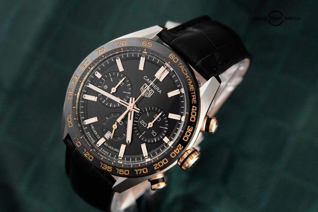 Tag Heuer Carrera CBN2A5A Chronograph Stainless Steel Rose Gold Automatic Men’s Reference Number – CBN2A5A.FC6481 - Image 6