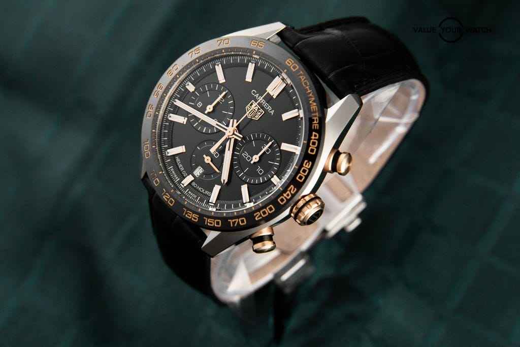 Tag Heuer Carrera CBN2A5A Chronograph Stainless Steel Rose Gold Automatic Men’s Reference Number – CBN2A5A.FC6481 - Image 7
