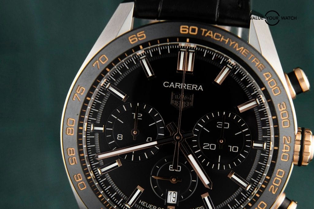 Tag Heuer Carrera CBN2A5A Chronograph Stainless Steel Rose Gold Automatic Men’s Reference Number – CBN2A5A.FC6481 - Image 4