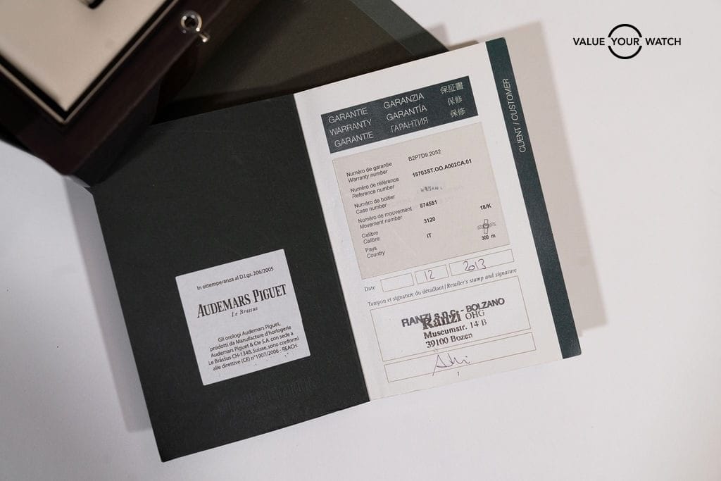 Audemars Piguet Royal Oak Offshore Diver 15703ST Black 42mm Horus Strap Bundle Reference Number – 15703ST.OO.A002CA.01 - Image 18