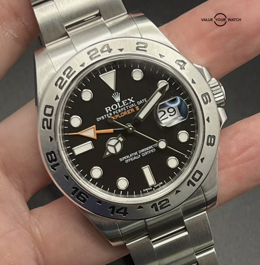 Rolex Explorer II 216570 42mm Black Dial MINT w/ card and serial tag - Image 2