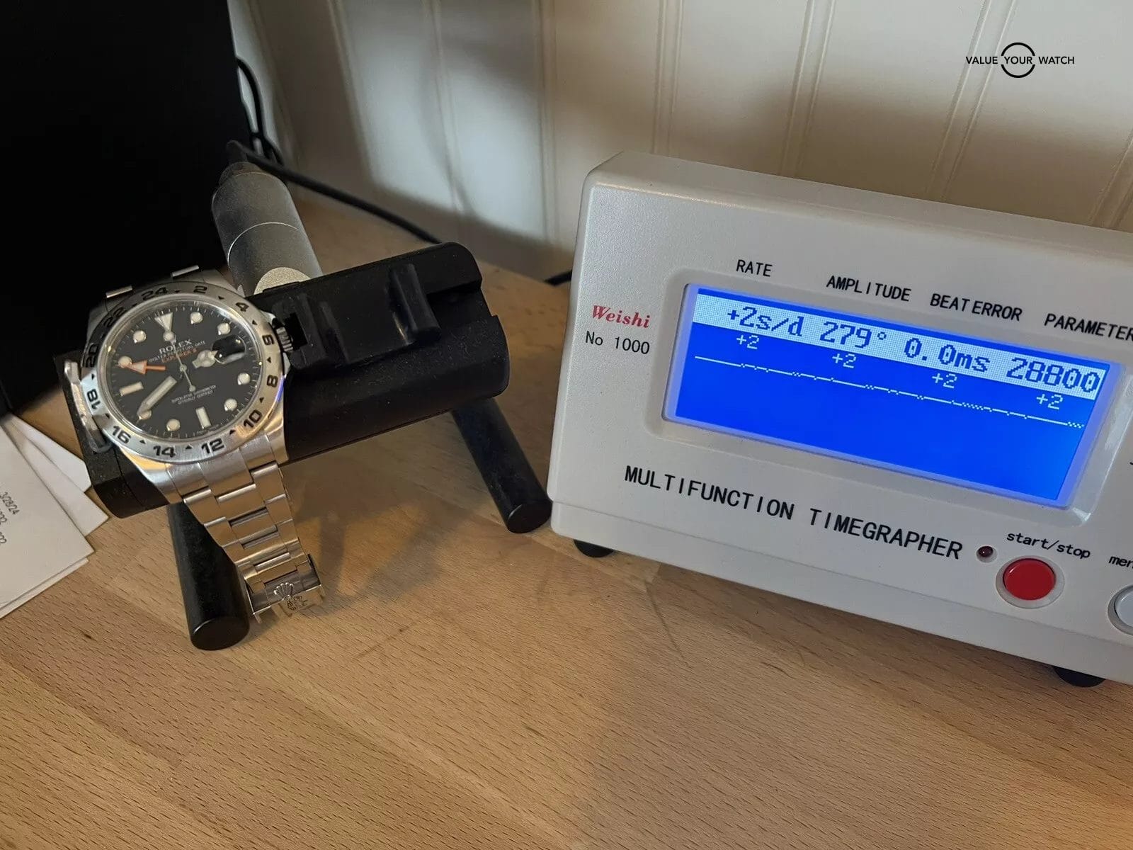 Rolex Explorer II 216570 42mm Black Dial MINT w/ card and serial tag - Image 11