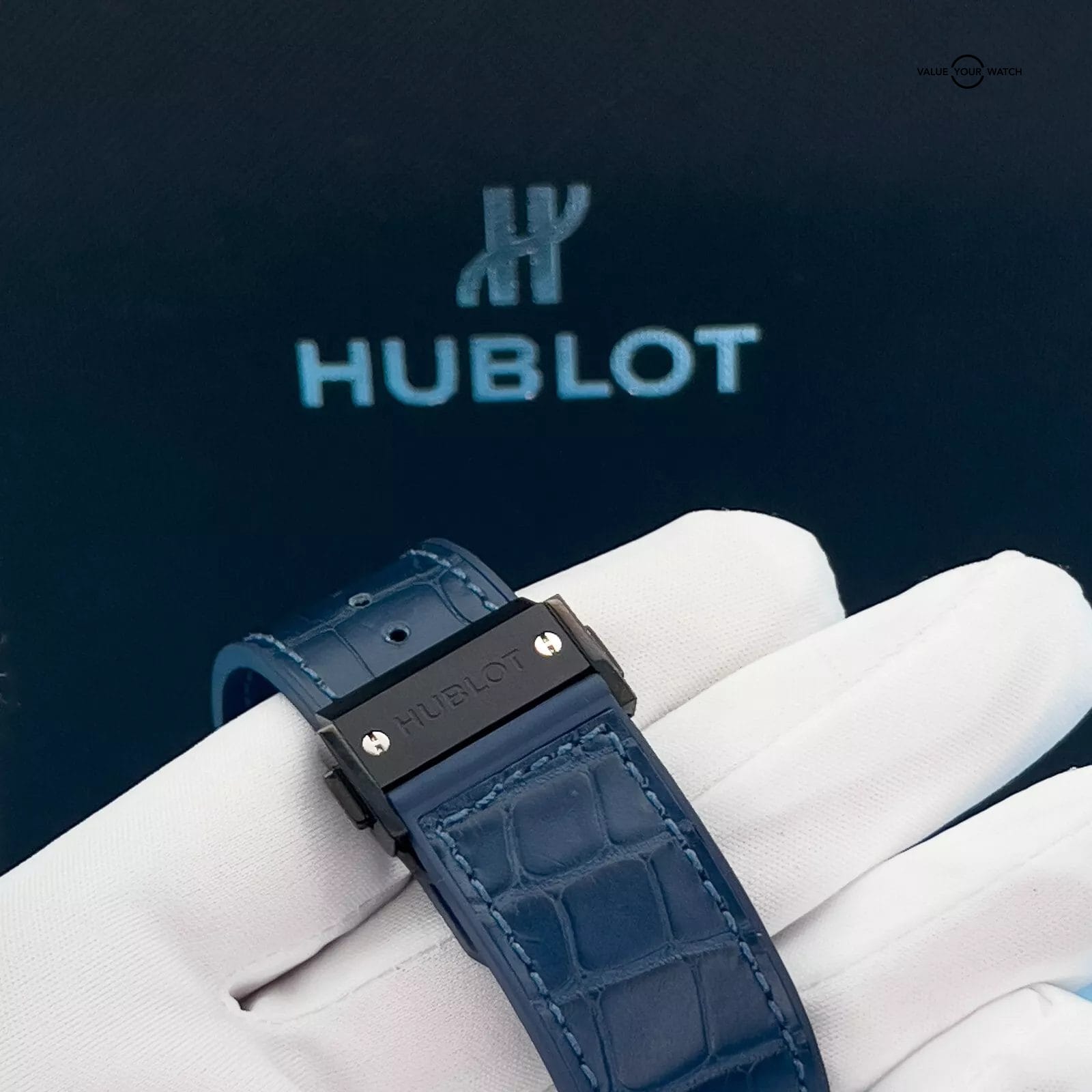 Hublot Classic Fusion Black Ceramic Blue Dial 45mm 2021 - 511.CM.7170.LR - Image 7