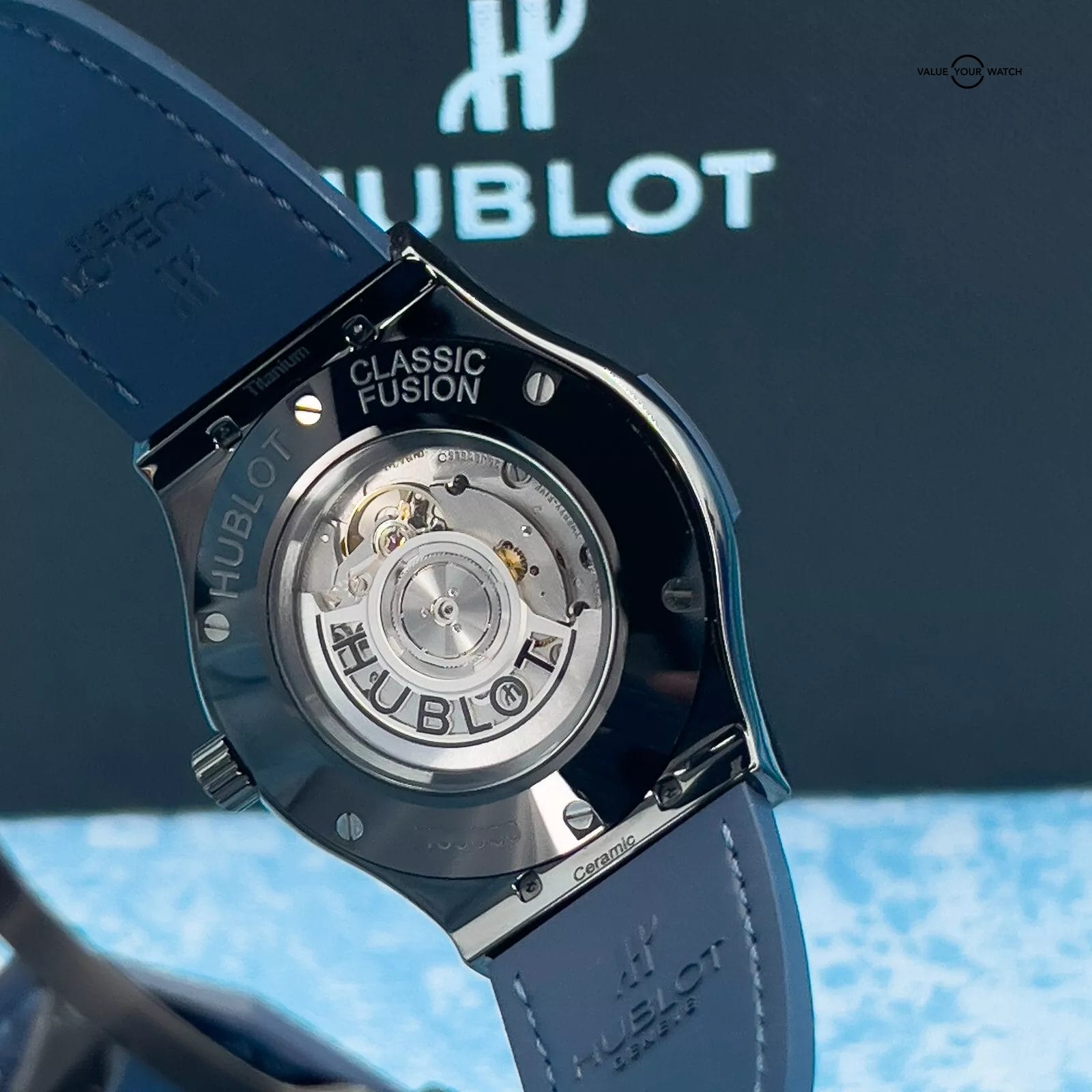 Hublot Classic Fusion Black Ceramic Blue Dial 45mm 2021 - 511.CM.7170.LR - Image 13