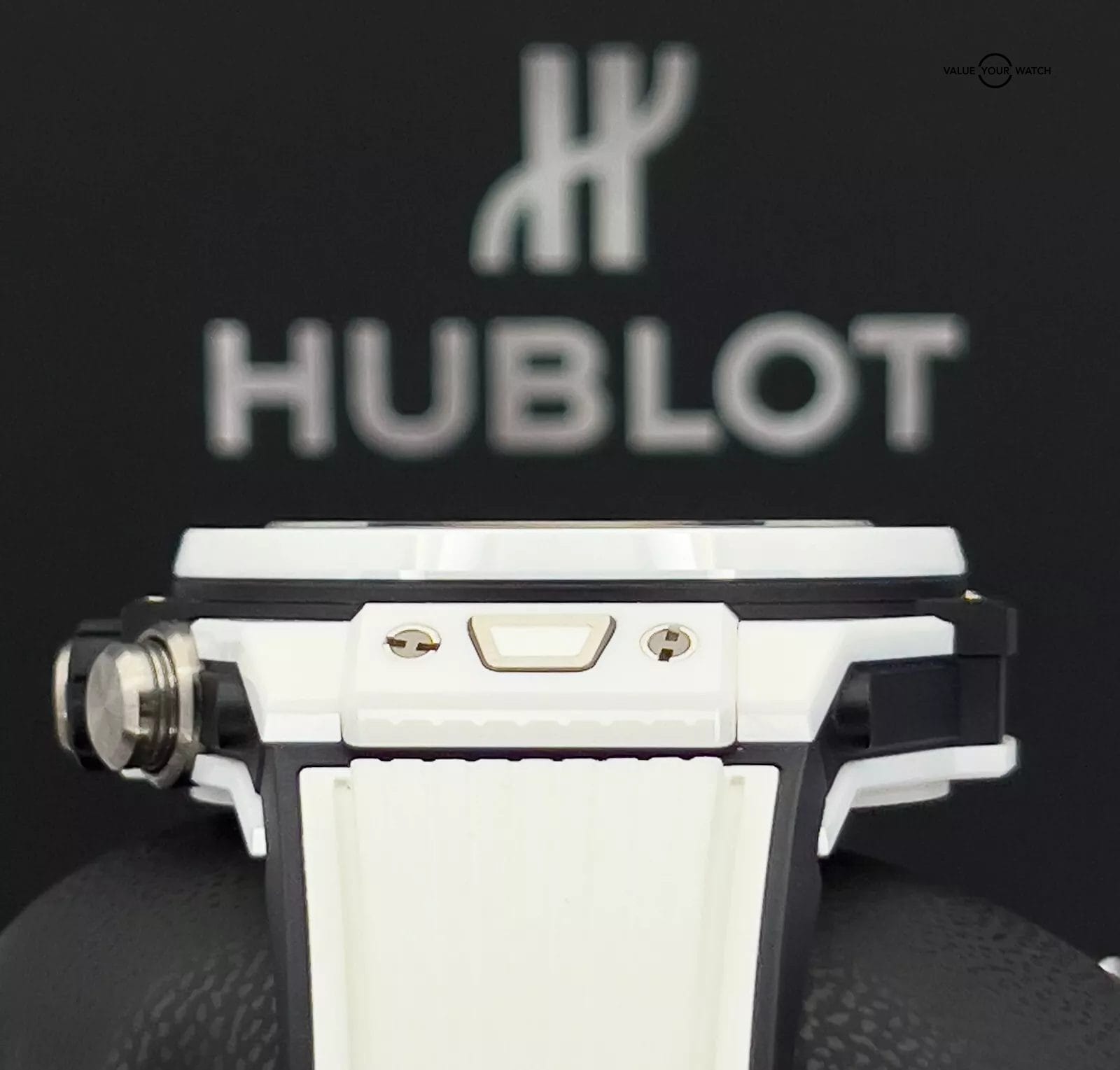 Hublot Big Bang Unico White Ceramic Red Accent 45mm Excellent 411.HX.1170.RX B&P - Image 7