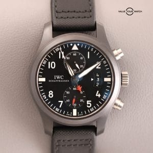 IWC Top Gun Pilot&#8217;s Watch Black Dial &#8211; IW388001 &#8211; MSRP $11,900