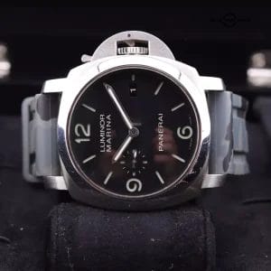 Panerai LUMINOR Marina 1950 3 Days 44mm Steel Black Dial Mens Watch PAM00312