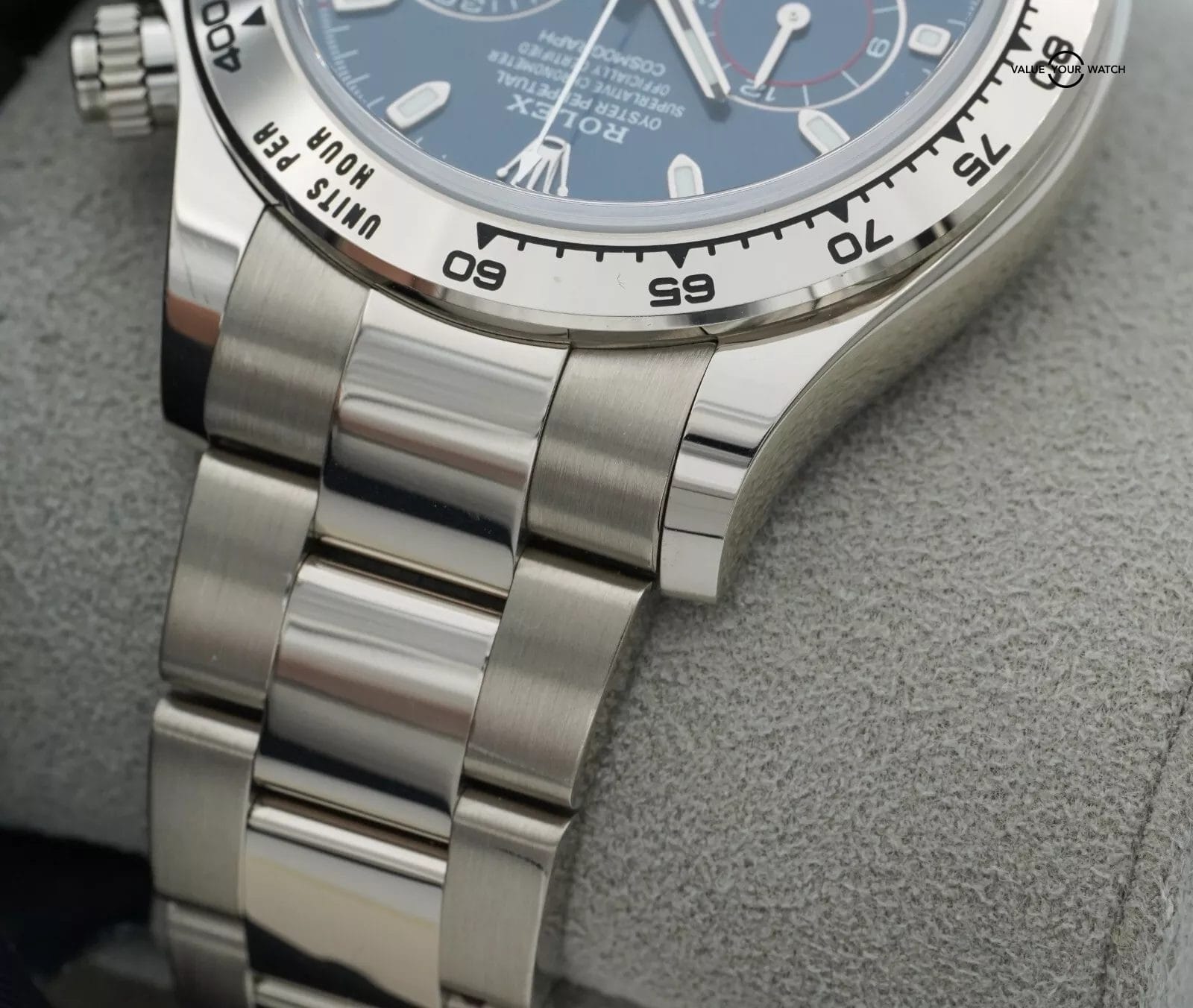 Rolex Daytona Blue Dial Chronograph 116509 18K White Gold BOXES/PAPERS! - Image 7