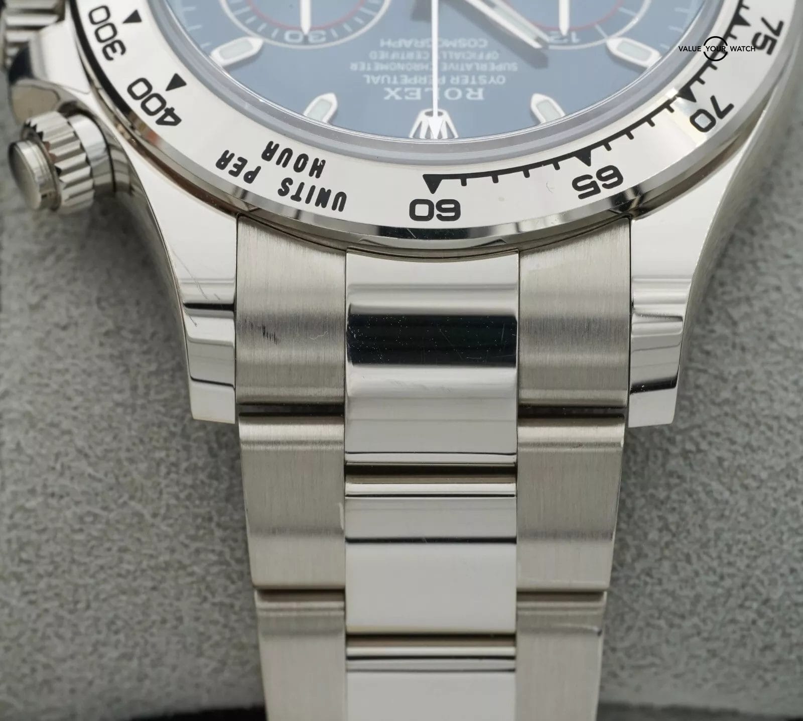 Rolex Daytona Blue Dial Chronograph 116509 18K White Gold BOXES/PAPERS! - Image 11