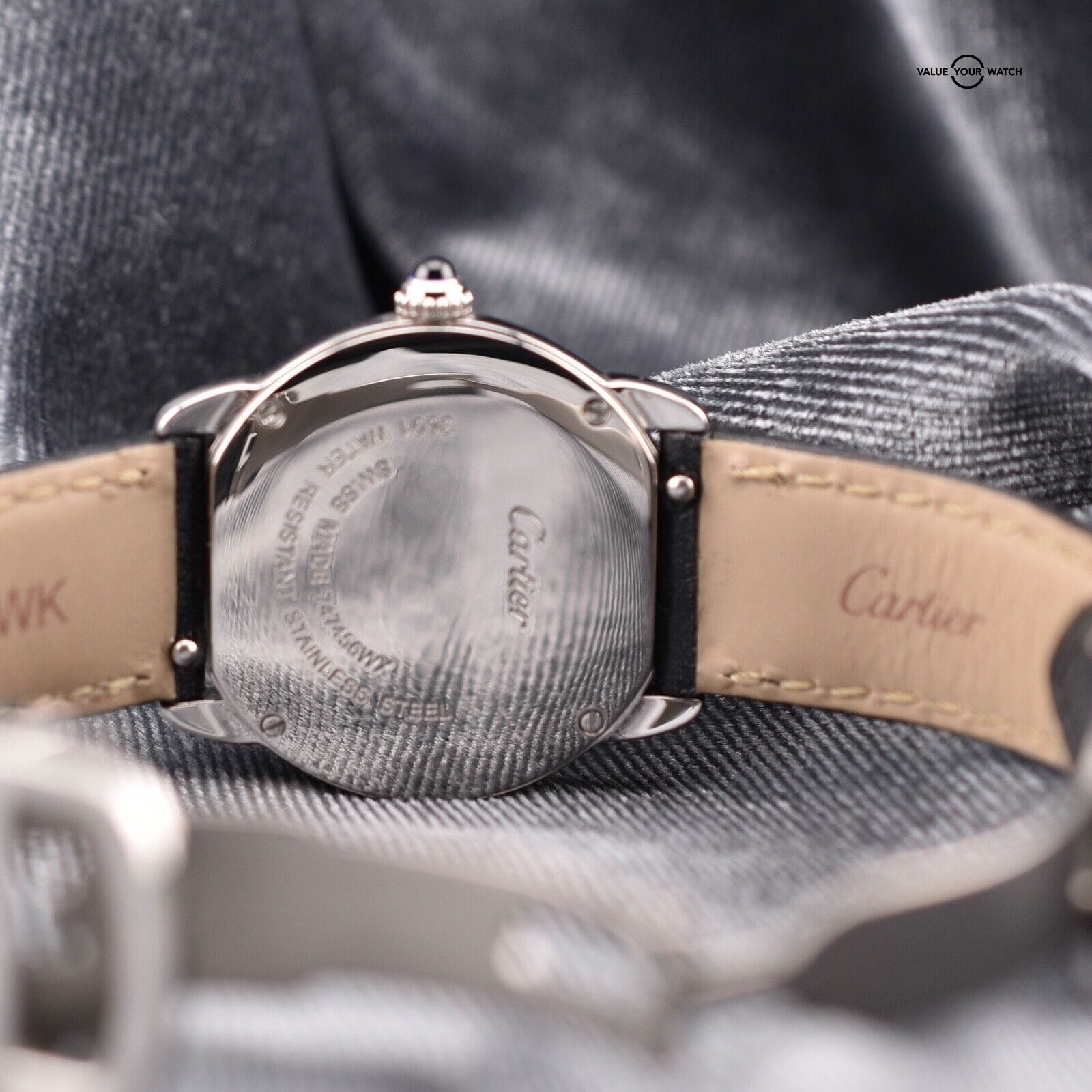 Cartier Ronde Solo Silver Opaline Women's Watch - Ref. WSRN0019 - Image 7