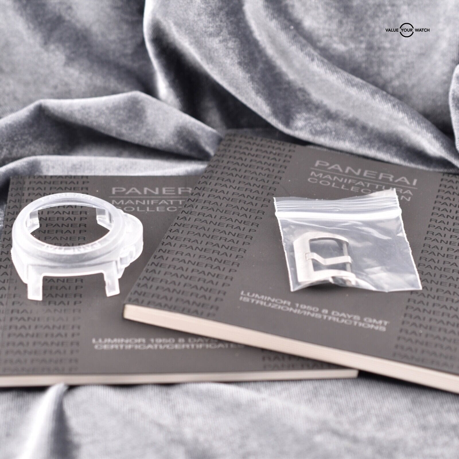 Rare Panerai Luminor Marina 1950 8 Days GMT 'Dot Dial' Men's Watch, Ref PAM00233 - Image 4