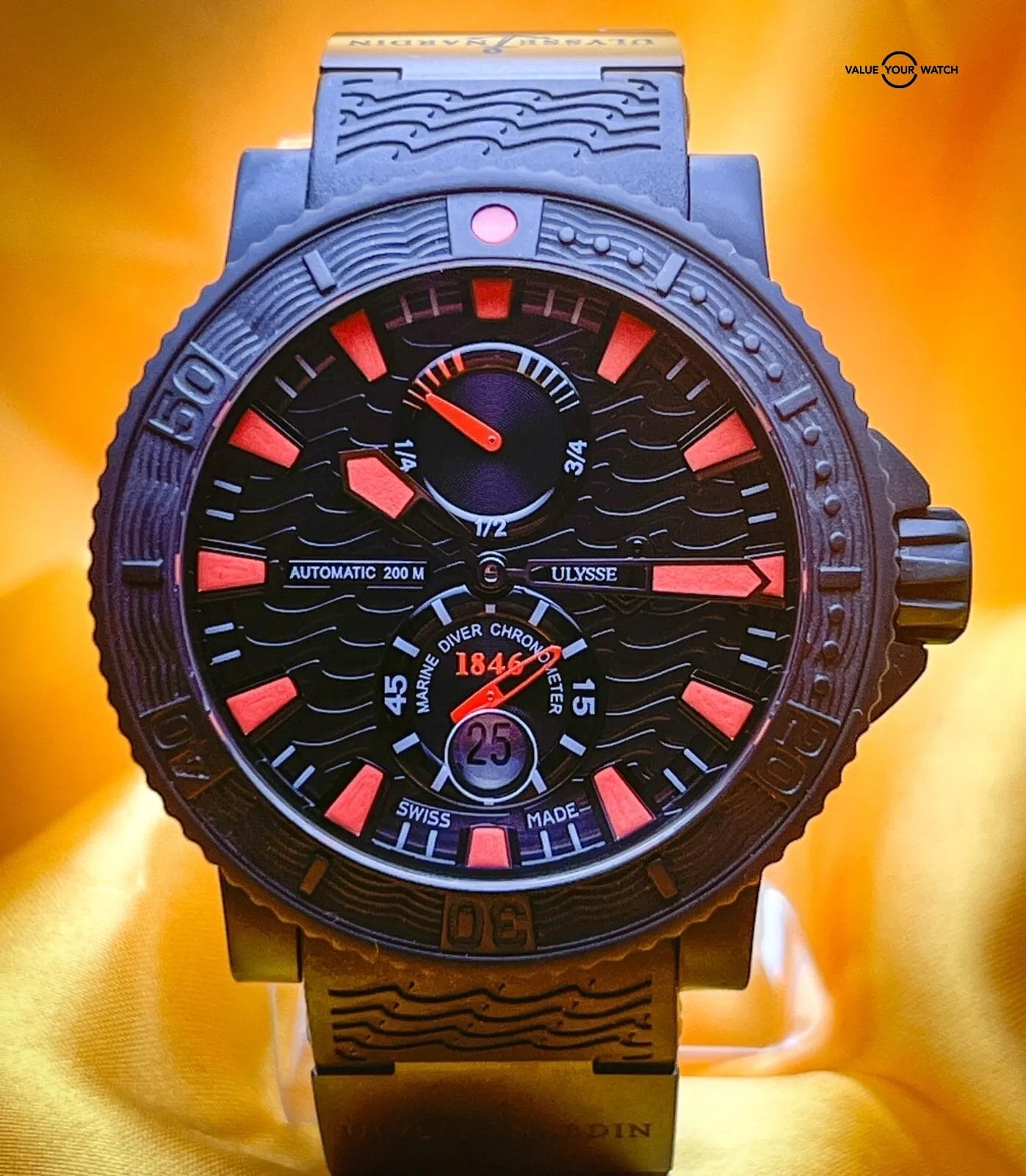 Ulysse Nardin Limited Edition Maxi Marine Black Sea Diver 45mm 263-92