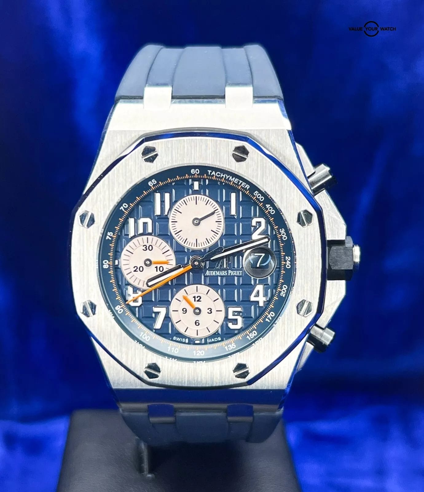 Audemars Piguet Royal Oak Offshore Blue Dial 42mm 26470ST.OO.A027CA.01 Full Set!
