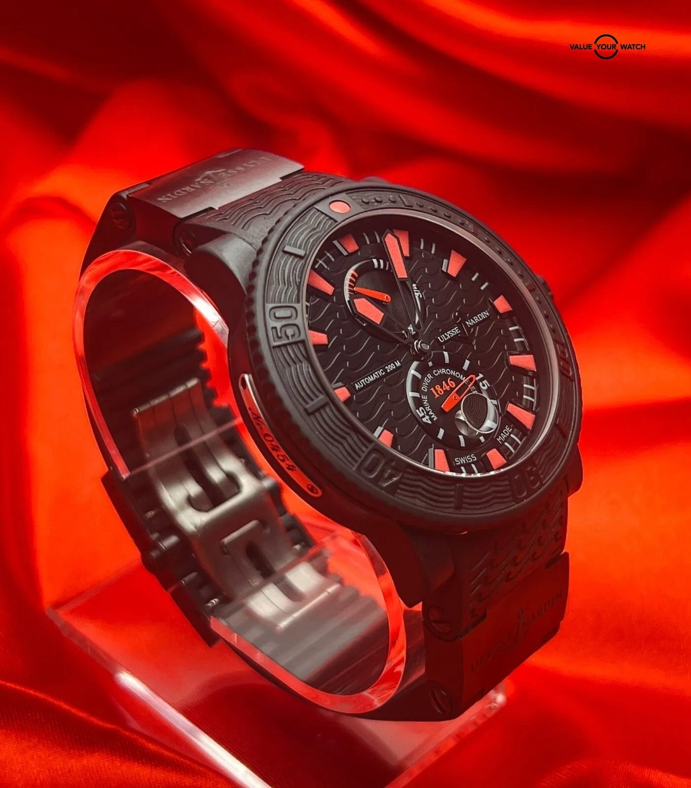 Ulysse Nardin Limited Edition Maxi Marine Black Sea Diver 45mm 263-92 - Image 8