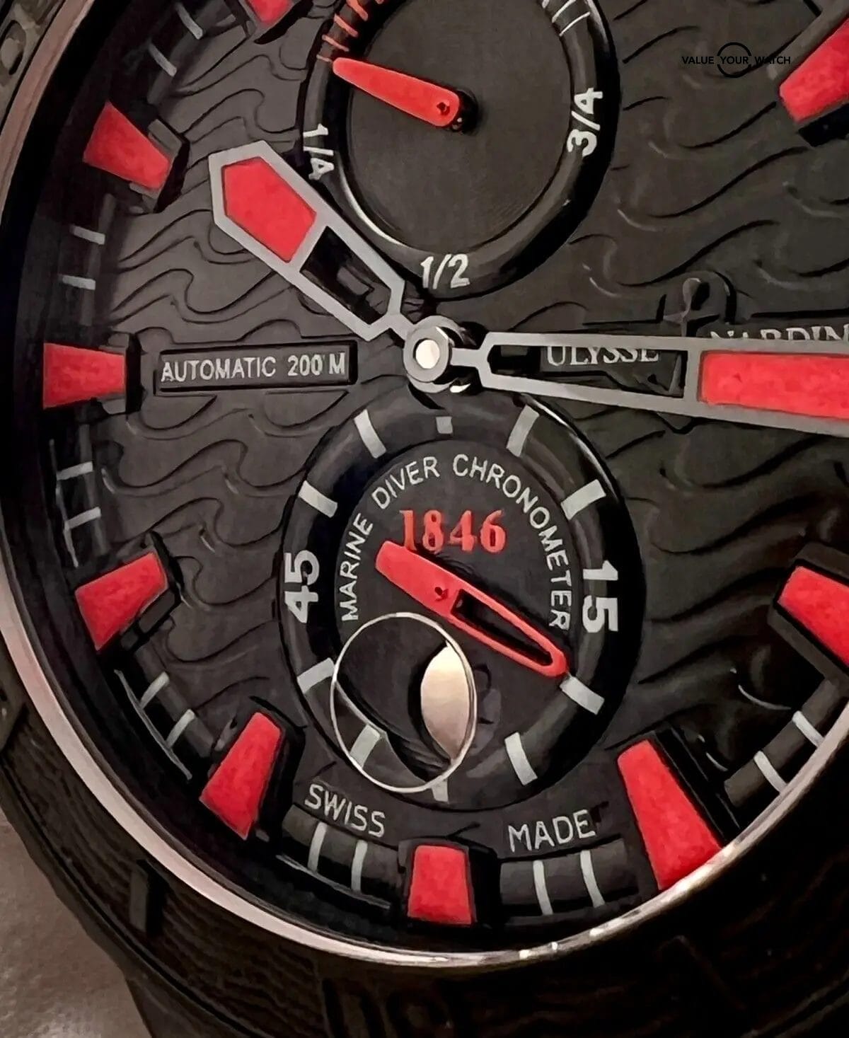 Ulysse Nardin Limited Edition Maxi Marine Black Sea Diver 45mm 263-92 - Image 9