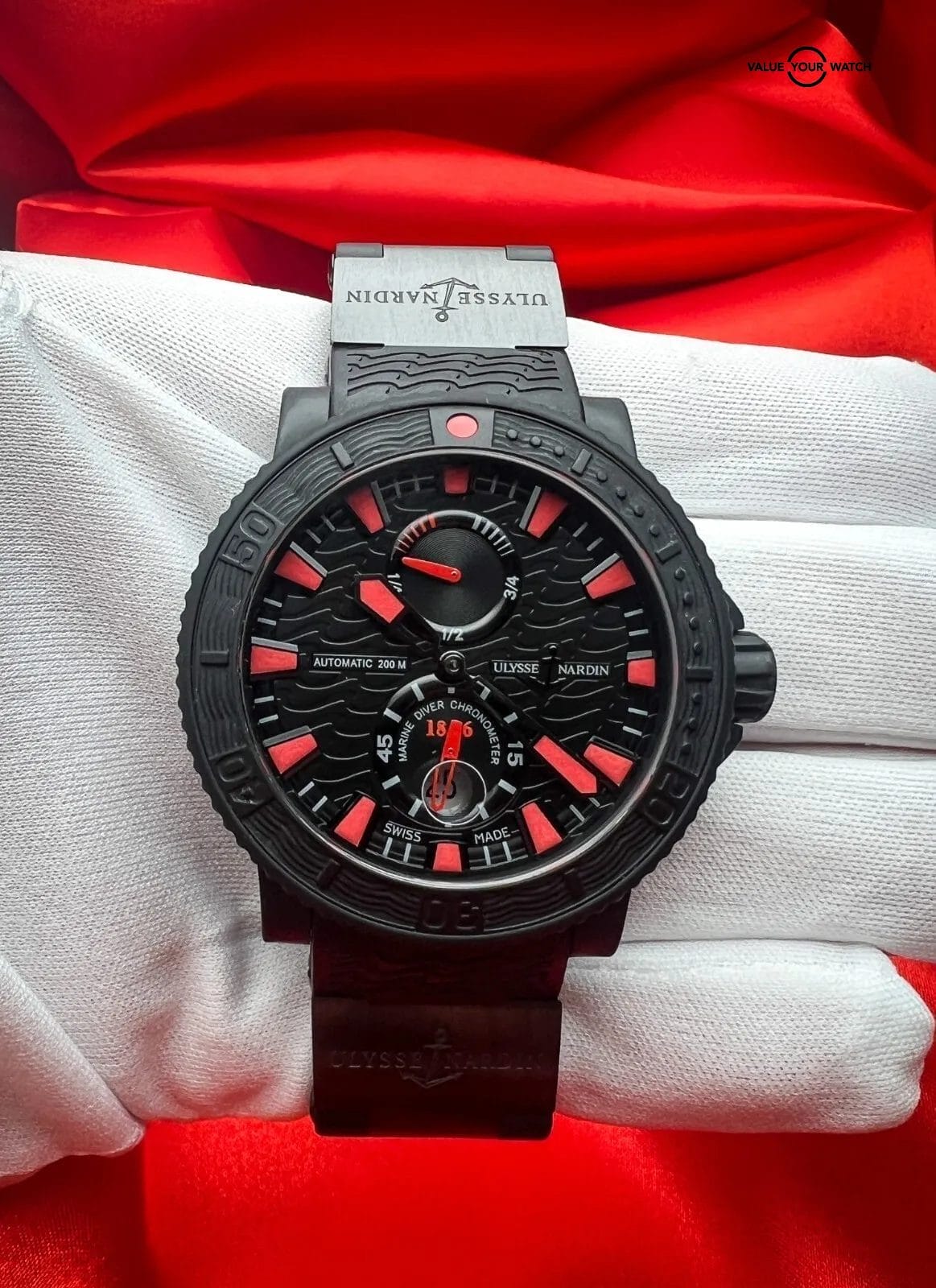 Ulysse Nardin Limited Edition Maxi Marine Black Sea Diver 45mm 263-92 - Image 15