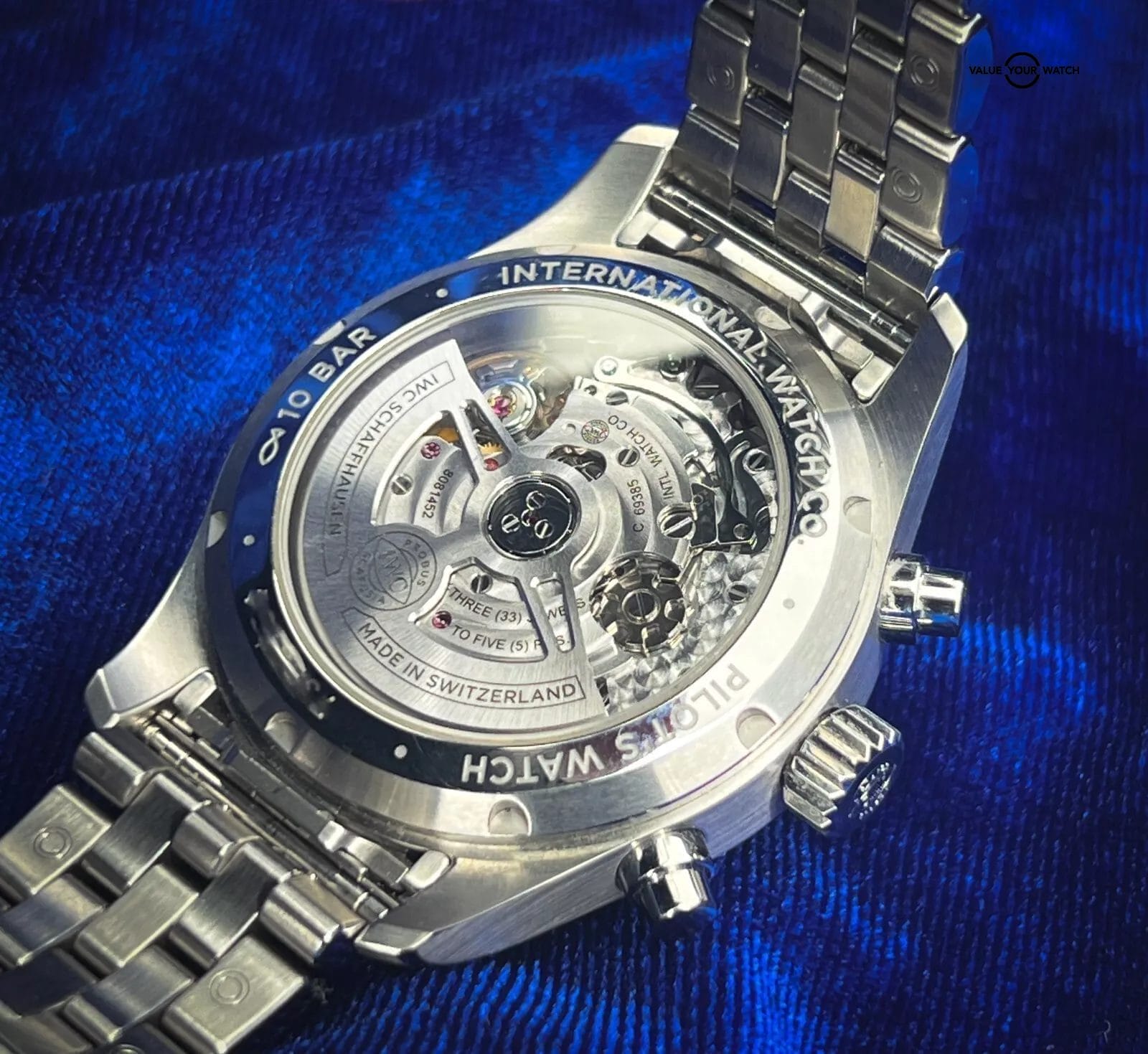 IWC Pilot's Chronograph 41mm Black Dial Men's Watch - IW388113 (2023 Full Set) - Image 7