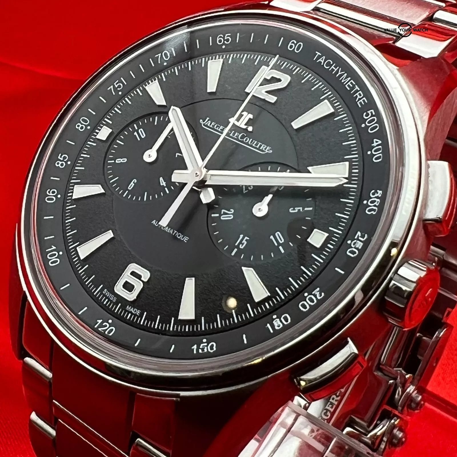 Jaeger-LeCoultre Polaris Chrono 42mm JLC Black Dial Steel Automatic Q9028170 - Image 3