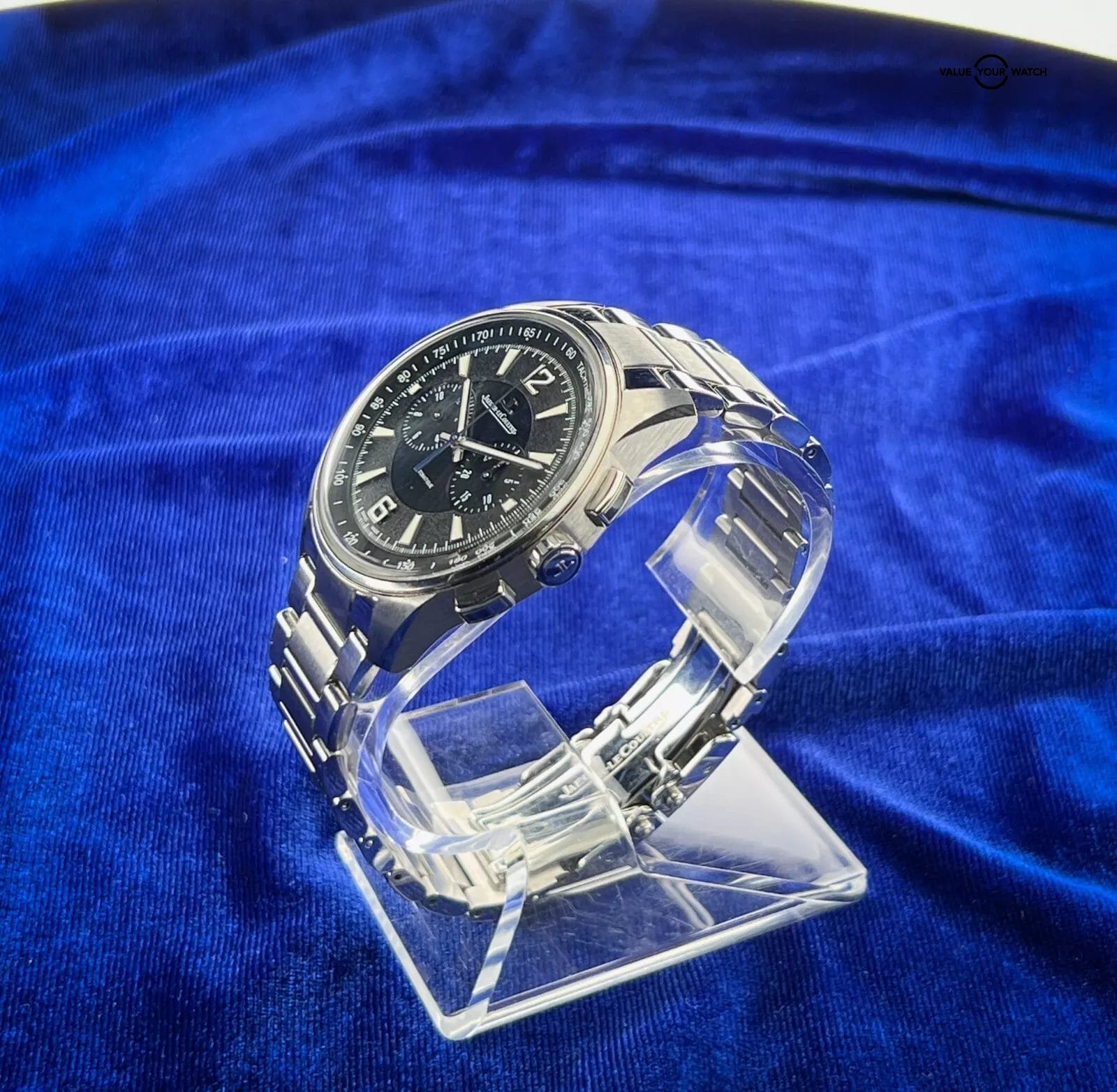 Jaeger-LeCoultre Polaris Chrono 42mm JLC Black Dial Steel Automatic Q9028170 - Image 4