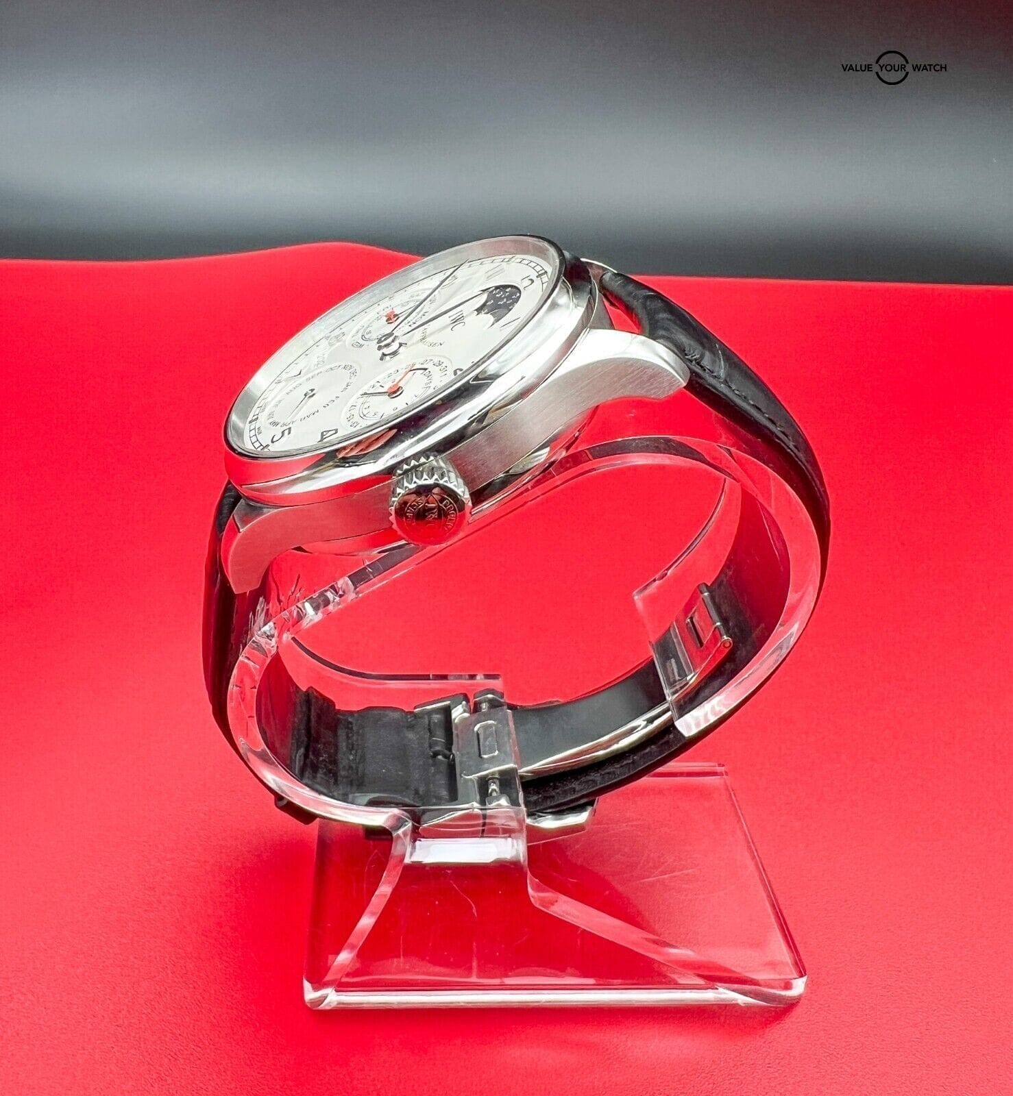 IWC Portuguese Perpetual Calendar Automatic 44mm Steel Men's Watch IW502308 - Image 6