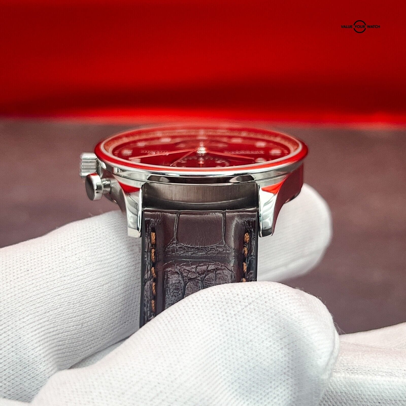 IWC Portugieser Automatic Chronograph Green Dial Men's Watch - IW371615 - Image 5