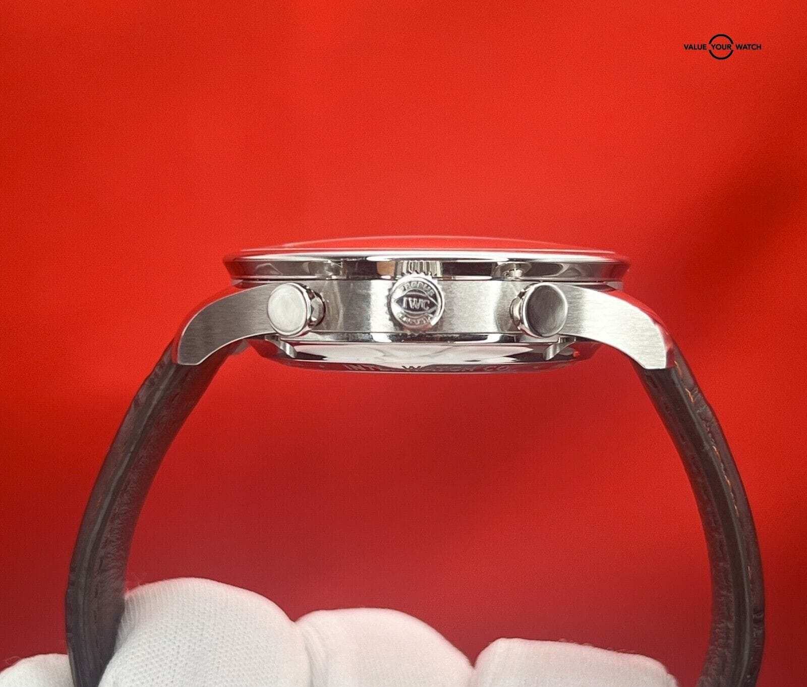 IWC Portugieser Automatic Chronograph Green Dial Men's Watch - IW371615 - Image 10