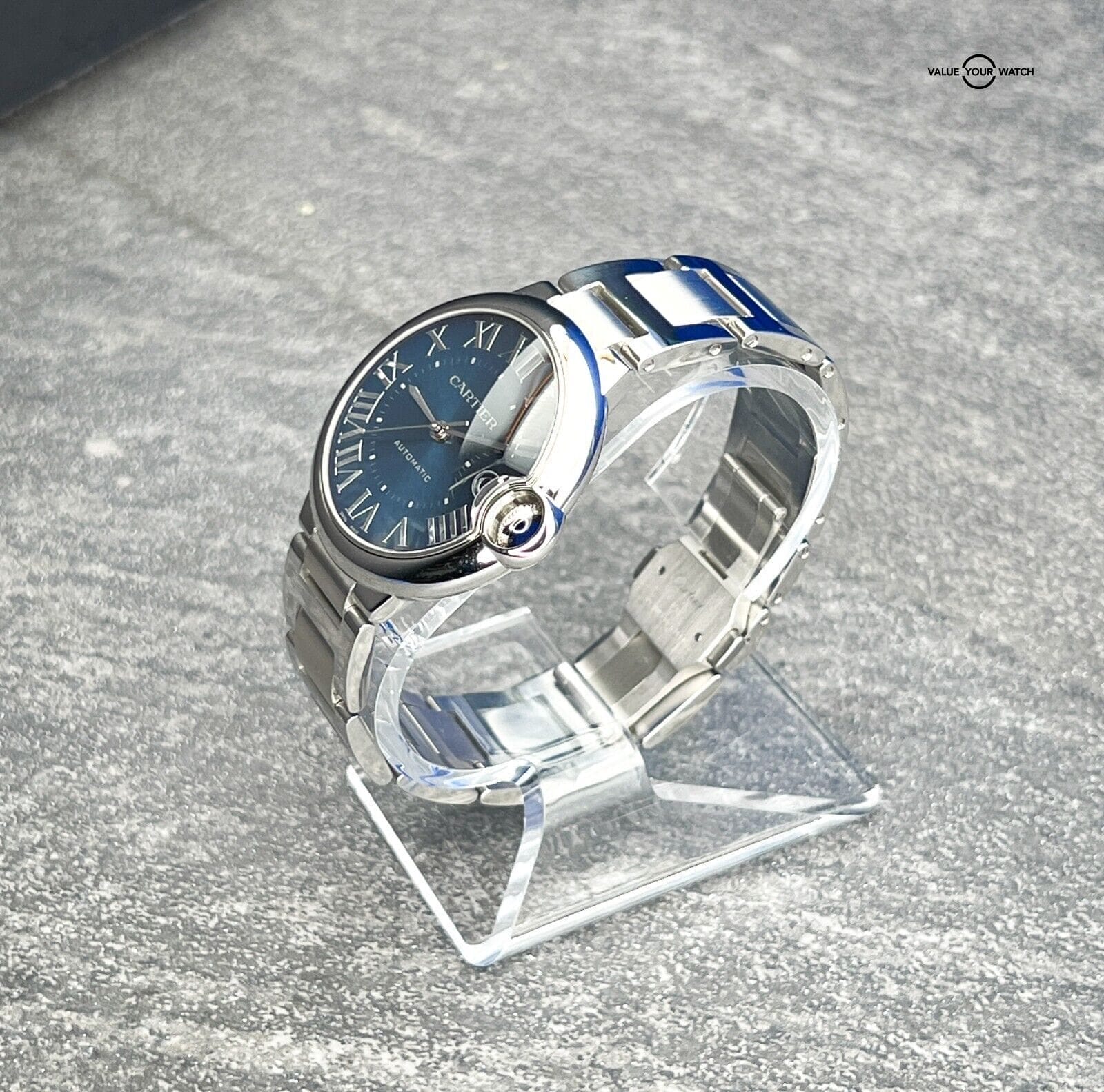 New Cartier Ballon Bleu Stainless Steel Automatic 40 mm Blue Dial Watch WSBB0061 - Image 11