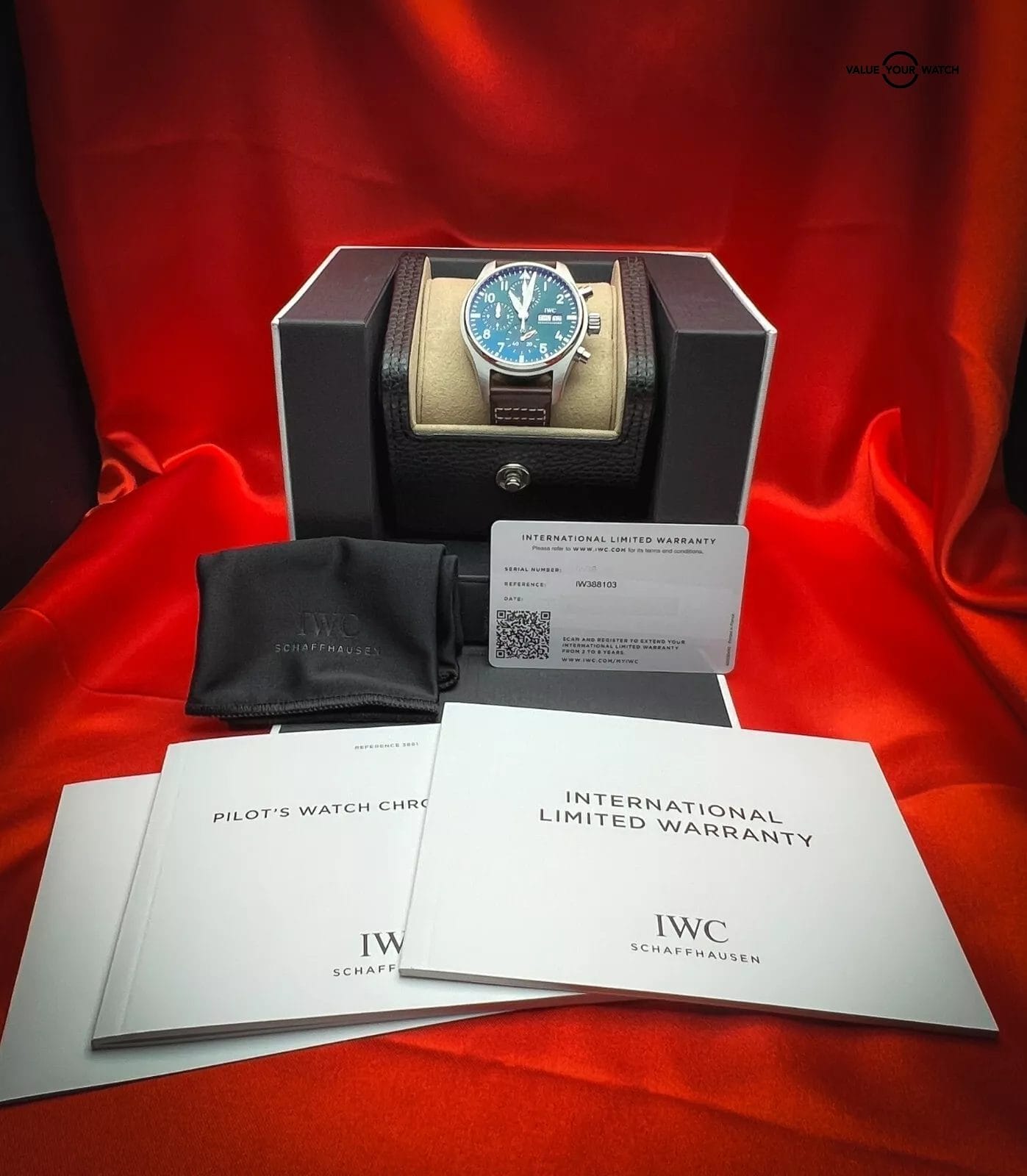 IWC Pilot's Watch Green Dial Chronograph Automatic Men's Watch - IW388103 - Image 3