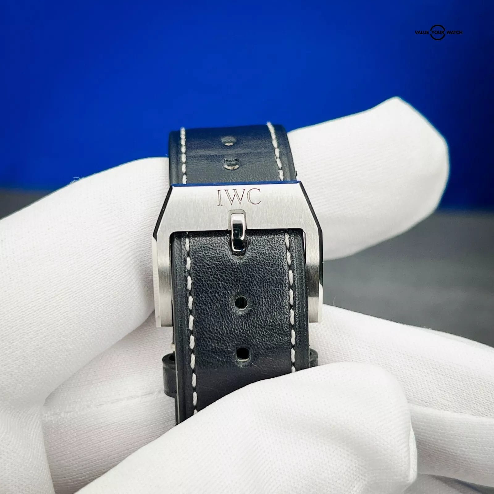 IWC Pilot's Blue Dial Chronograph Men's Watch Box and Papers - IW388101 - Image 9