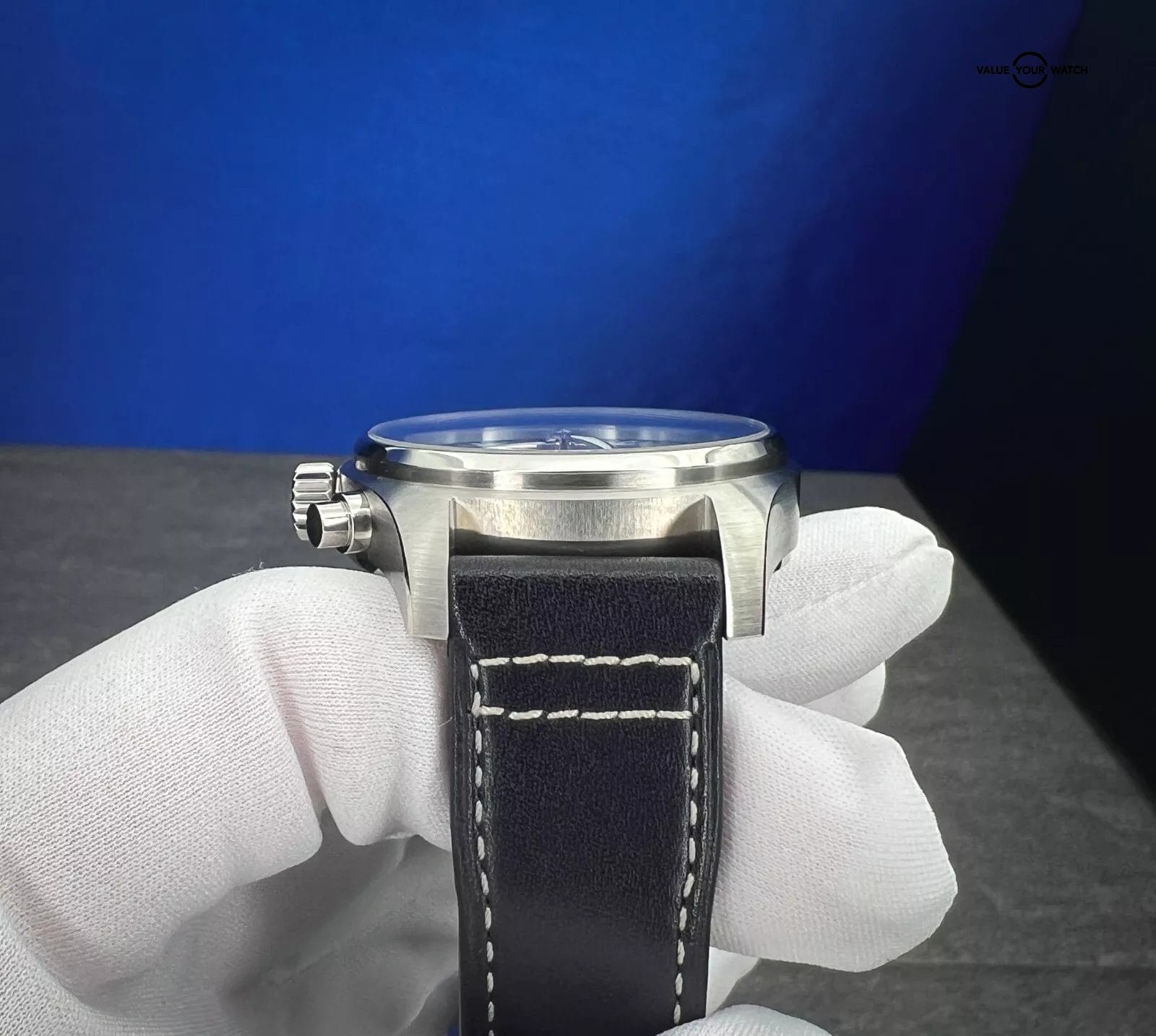 IWC Pilot's Blue Dial Chronograph Men's Watch Box and Papers - IW388101 - Image 10