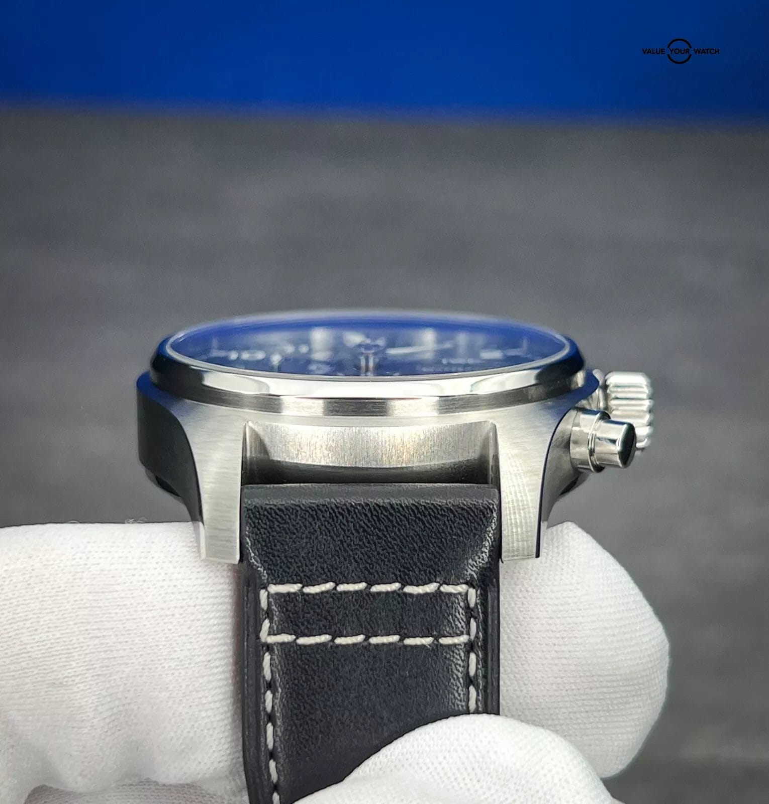 IWC Pilot's Blue Dial Chronograph Men's Watch Box and Papers - IW388101 - Image 11