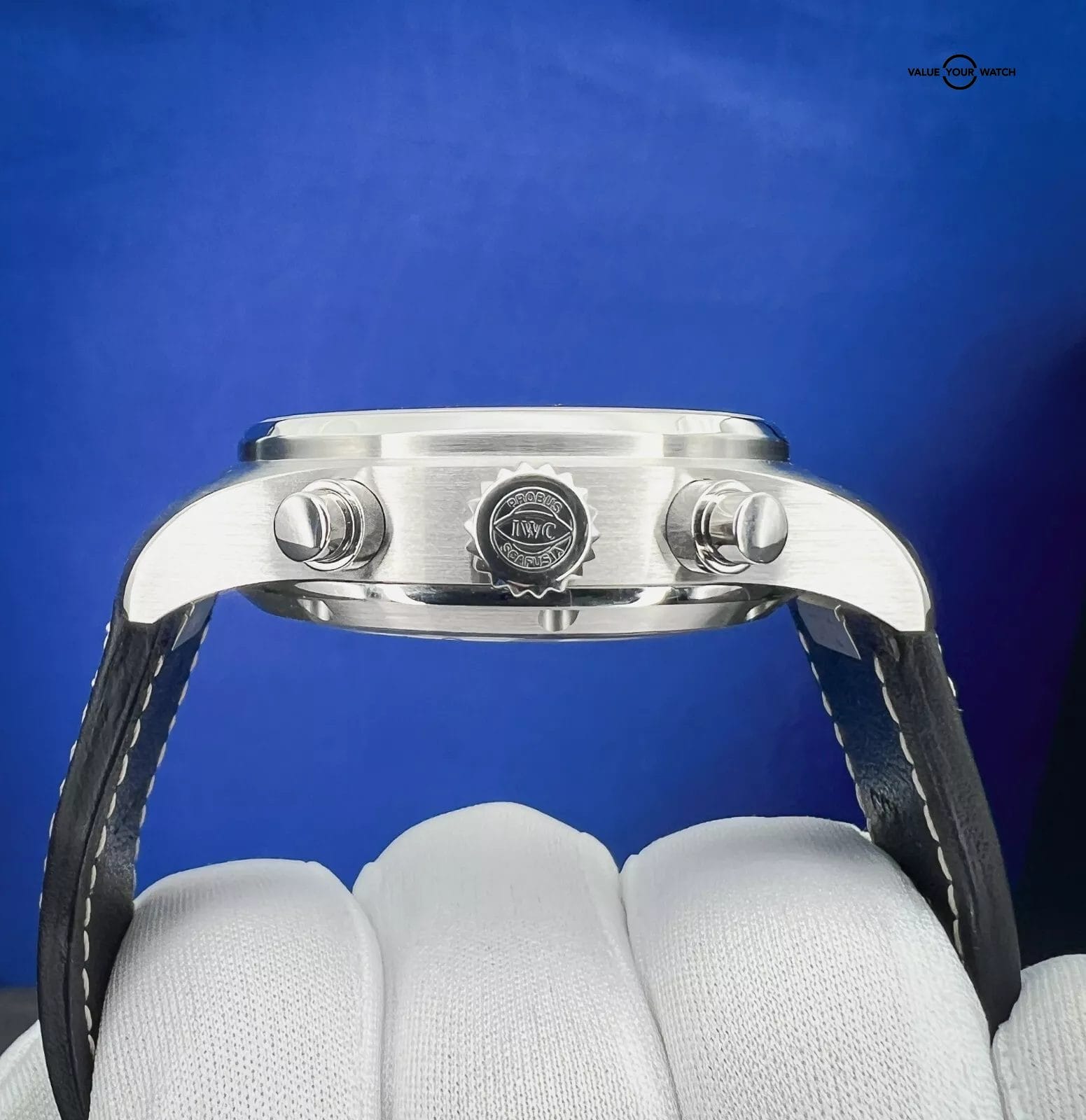 IWC Pilot's Blue Dial Chronograph Men's Watch Box and Papers - IW388101 - Image 13