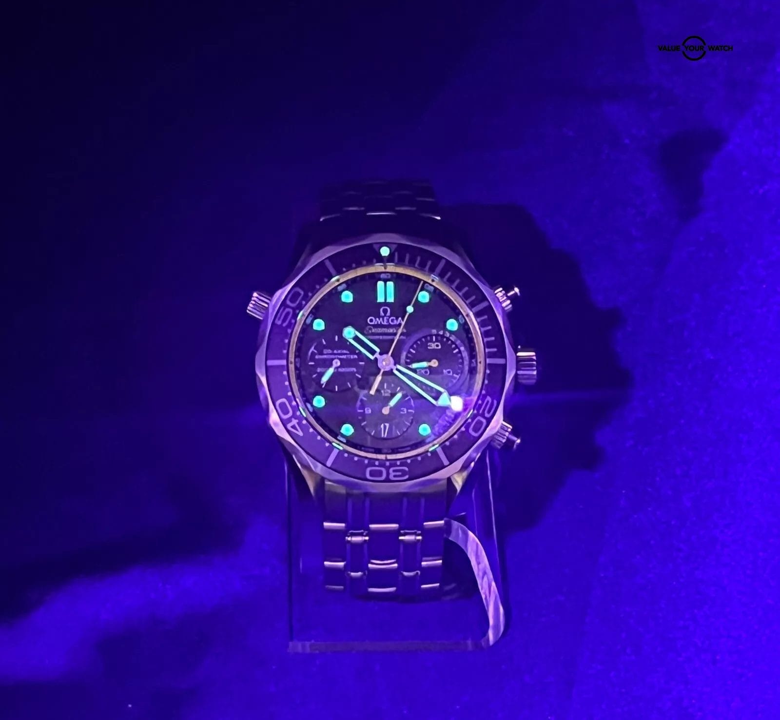 OMEGA Diver 300M Black Dial Men's Watch with Stainless Steel Bracelet Full Set - Image 4