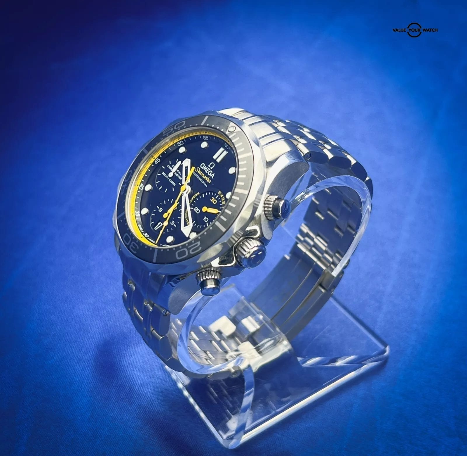 OMEGA Diver 300M Black Dial Men's Watch with Stainless Steel Bracelet Full Set - Image 8